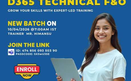 Master D365 F&O Technical: New Batch Starts April 10th!