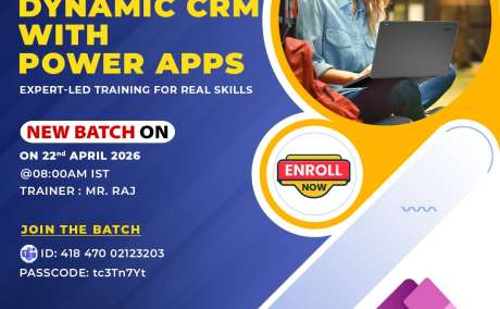 Dynamics CRM New Batch Training Apr 22 | Visualpath