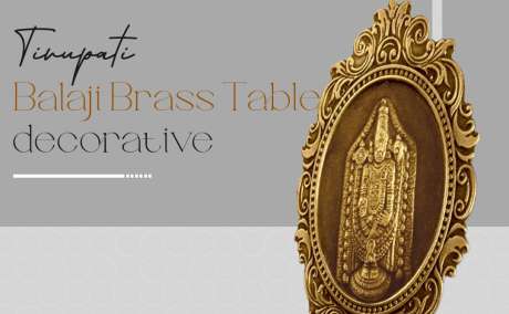 Tirupati Balaji Brass Table decorative | For Home decor