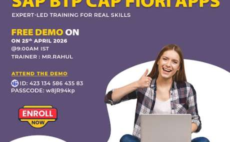 Join SAP BTP CAP Fiori Free Demo April 25th