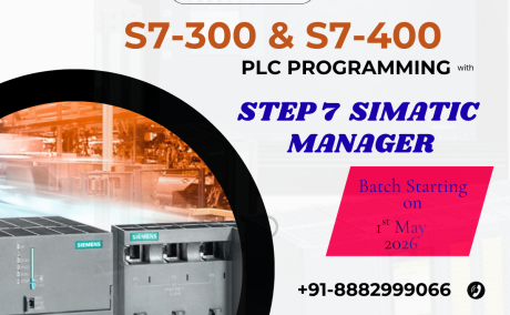 Siemens Step7 SIMATIC  Manager, Online Course Batch start on 1st May 2026