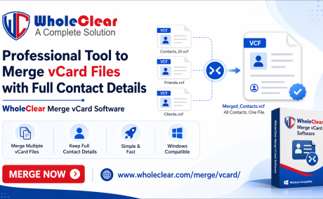 Professional Tool to Merge vCard Files with Full Contact Details