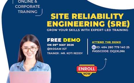 Attend SRE Free Demo May 9 - Enroll Today Now