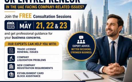 FREE Business Consultation in UAE - May 21, 22 & 23 for Business Owners & Entrepreneurs