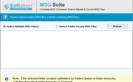 Softaken MSG to HTML Converter
