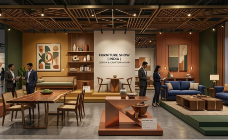 Future of Interiors at a Furniture Exhibition in India