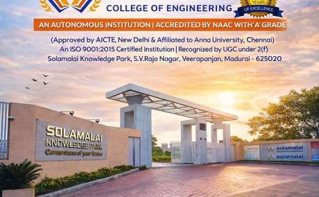 MBA Colleges in Madurai - Solamalai College of Engineering