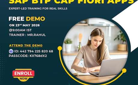 Free SAP BTP CAP Fiori Apps Demo Session Online
