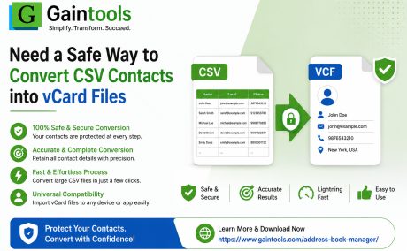 Need a Safe Way to Convert CSV Contacts into vCard Files