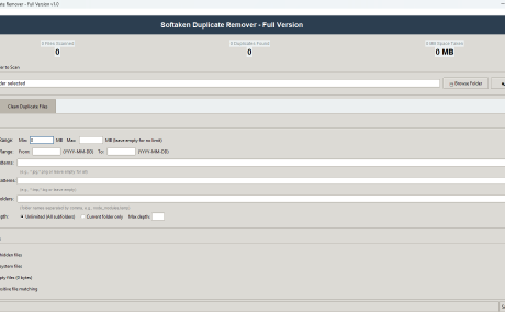 Softaken Duplicate Files Remover Software
