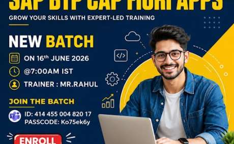 Our New SAP BTP CAP Fiori Apps New Batch for Online Training