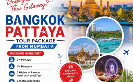 Bangkok Pattaya Tour Package From Mumbai - DHT Holidays