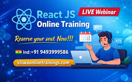 React Js Online Training Real-time support from India