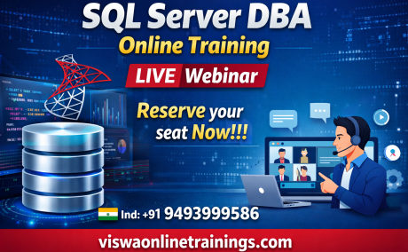 SQL Server DBA Online Training From Hyderabad India