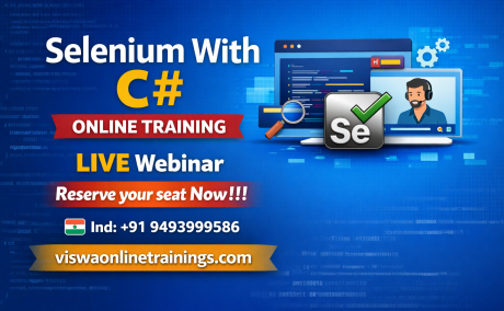 Selenium with C# Online Training From Hyderabad India