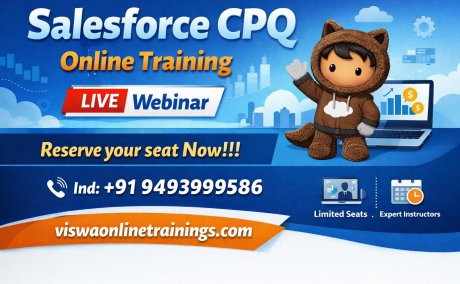 Salesforce CPQ Online Training by Real-time Trainer in India