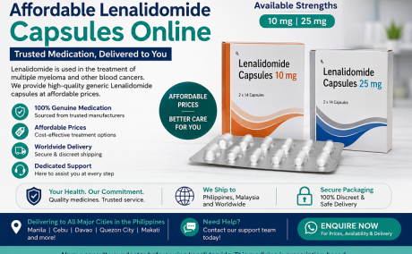 Generic Lenalidomide Available with Global Shipping For Wholesale Buyers