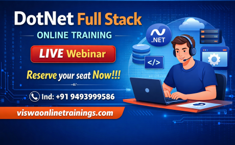 DotNet Full Stack Online Training Real-time support from India