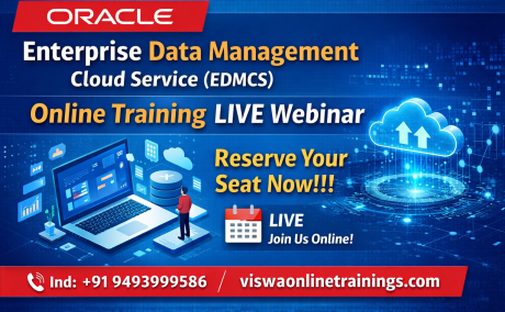 Oracle EDMCS Online Training by Real-time Trainer in India