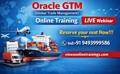 Oracle GTM Online Training Institute From Hyderabad India