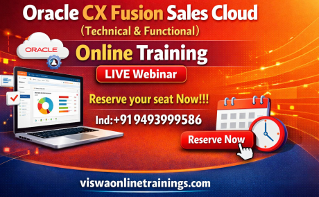 Oracle Sales Cloud Online Training by Real-time Trainer in India