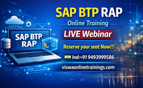SAP BTP RAP Online Training Course Free with Certificate