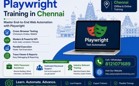 Master Playwright Automation Testing with the Best Playwright Online Training Institute in Bangalore
