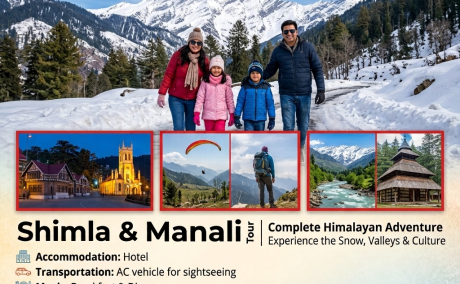5 Nights 6 Days Shimla Manali Tour Package - DHT Holidays