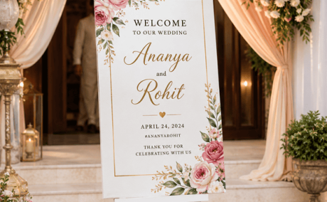 Wedding Banner Design with Photo Online | Tagsen