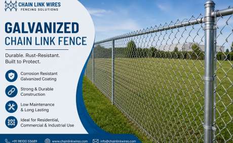 Galvanized Chain Link Fence - Cost-Effective Fencing for Lasting Protection