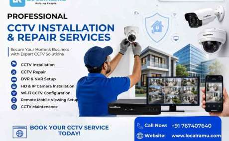 Secure your home and office with localramu's cctv installation and repair service in bengaluru