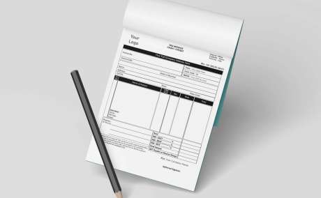 Invoice Book Printing Online | Custom Bill Books