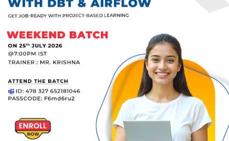 Snowflake Data Engineering with DBT & Airflow - Weekend Batch