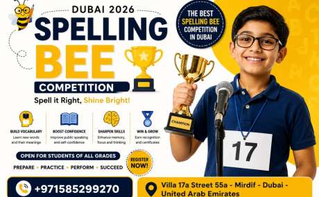 Spelling Bee Competition in Dubai 2026: Join the Best Spelling Bee Contest for Young Learners