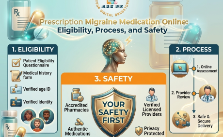 Prescription Migraine Medication Online: Eligibility, Process, and Safety