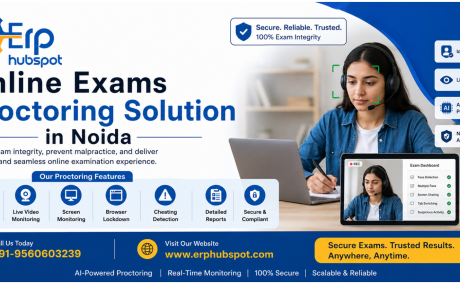Smart Exams Proctoring Solution for Remote Assessments in Noida | ERP Hubspot