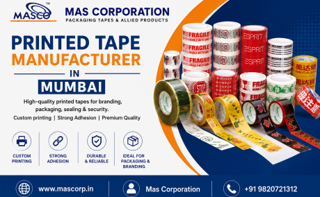 Printed Tape Manufacturer in Mumbai  | +91 9820721312