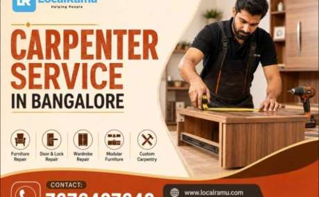 Get Your Carpentry Issues Fixed with LocalRamu in Bangalore