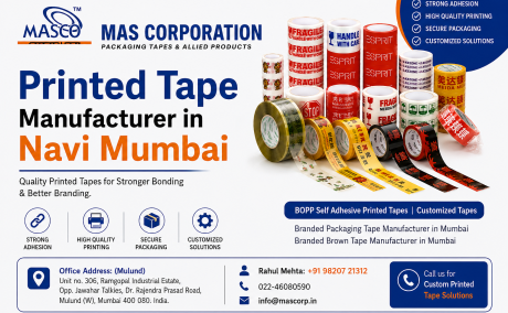 Printed Tape Manufacturer in Navi Mumbai |  Mas corporation
