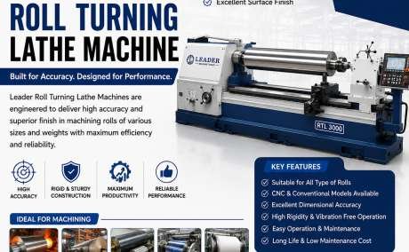 Roll Turning Lathe Machine Manufacturer in India | Heavy Duty & CNC Model