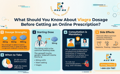 What Should You Know About Viagra Dosage Before Getting an Online Prescription?