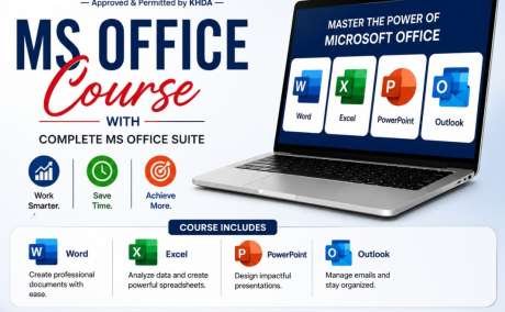 MS Office Training under 800 aed