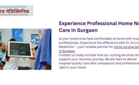 Home Nursing Service In Gurgaon