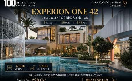 Experion One 42 Gurgaon Luxury Homes Golf Course Road