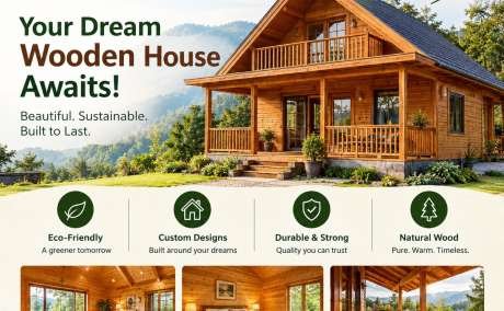 Wooden House Manufacturer in Delhi