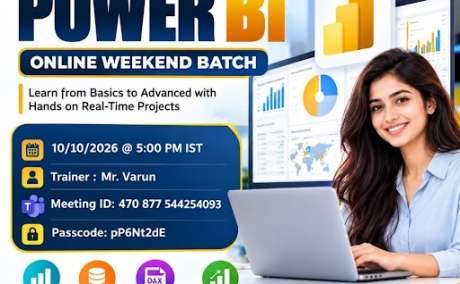 Power BI Online Weekend Batch - Start Learning Today