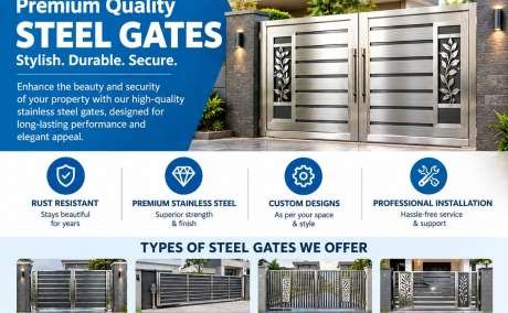 Stainless Steel Gate Manufacturer in Lucknow