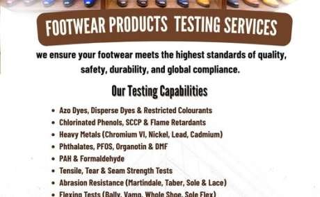 Footwear Products Testing Laboratory in Noida