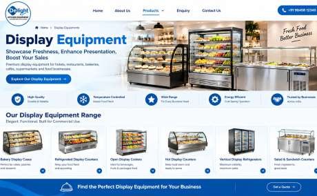 Delight Commercial Kitchen Equipment for Commercial Display Solutions