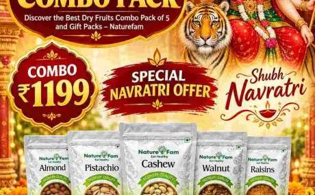 Online Dry Fruits Store | Dry Fruits Combo Pack of 5 - Naturefam